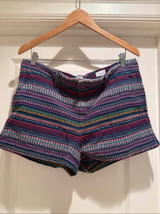 GAP Pants - GAP High-Waist Striped Shorts — Purple, Teal, Pink, Yellow